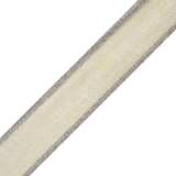 JKM Sheer with Gold or Silver Edge - Wire Edge & 1 1/2" Width