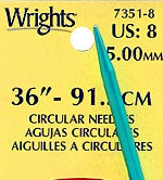 Boye 29 Circular Aluminum Knitting Needles Size 13
