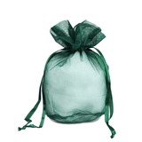 JKM Organza Round Gusset Bag with Drawstring