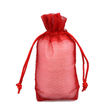 JKM Organza Gusset Bag with Drawstring
