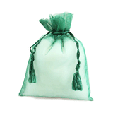 JKM Organza Bags with Cord & Tassels - 5" x 7"
