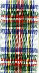 Morex Edinburgh Plaid Polyester Tartan Ribbon (No Wire Edge)