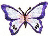 JKM Blue Butterfly Applique (Iron On)