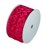 JKM Rose Petal Ribbon with Wire Edge - 4"