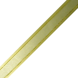 JKM Sheer Satin Edge with Gold or Silver Accent Lines