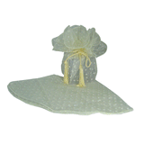 JKM Sheer Dots Wrapper with Tassels - 28" Diameter