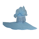 JKM Sheer Dots Wrapper with Tassels - 28" Diameter