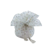 JKM Toy Print Organza Wrapper with Tassel - 28"Diameter