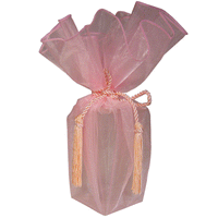 JKM Sheer Wrapper with Tassel - 28" Diameter