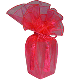 JKM Sheer Wrapper with Tassel - 28" Diameter