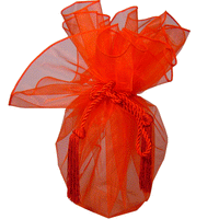 JKM Sheer Wrapper with Tassel - 28" Diameter