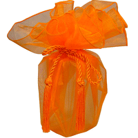 JKM Sheer Wrapper with Tassel - 28" Diameter