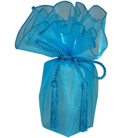 JKM Sheer Wrapper with Tassel - 28" Diameter