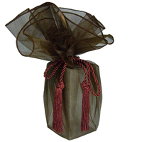 JKM Sheer Wrapper with Tassel - 28" Diameter