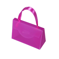 JKM Plastic HandBag Box with Ribbon Handle