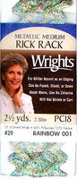 Wrights Metallic Medium Rick Rack - 1/2" Width (ID: MR117429)