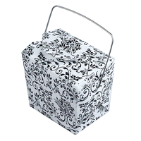JKM Take Out Boxes - Damask Print