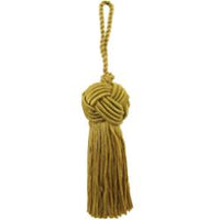 Wrights Turks Head Tassel with Chain Skirt Color Set I - 4"