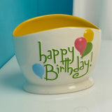 JKM Happy Birthday Oval Planter