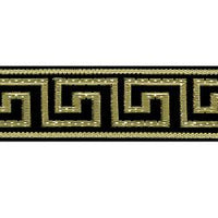 Wrights Greek Key Band - 1"