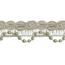 Wrights Scroll with Pearls - 5/8"