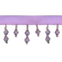 Wrights Ribbon with Bead Fringe - 1 1/8"