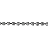 Wrights Metallic with Gems/Rhinestones - 3/16"