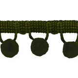 Wrights Sage Ball Fringe - 1"
