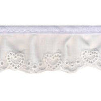 Wrights Eyelet Hearts - 1 1/8"