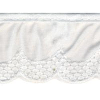 Wrights Basket Weave Scallop - 1 5/8"