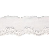 Wrights Flat Eyelet Heart - 1"