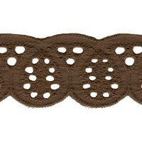 Wrights Eyelet Flat Loop - 1 7/16"