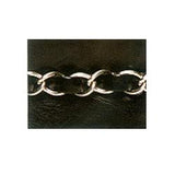 Wrights Pleather Band with Chain - 1 1/4"