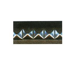 Wrights Pyramid Studded Pleather Band - 3/4"