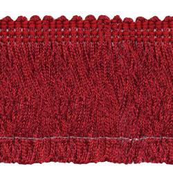 Wrights Red Chainette Fringe - 2"