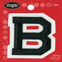 Wrights Letter B Raised Embroidery