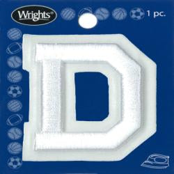 Wrights Letter D Raised Embroidery