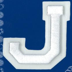 Wrights Letter J Raised Embroidery