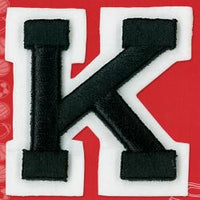 Wrights Letter K Raised Embroidery