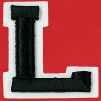 Wrights Letter L Raised Embroidery