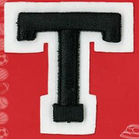 Wrights Letter T Raised Embroidery