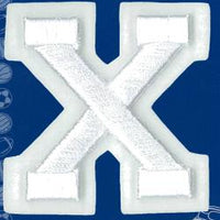 Wrights Letter X Raised Embroidery
