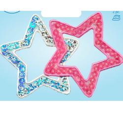 Wrights Silver/Pink Stars