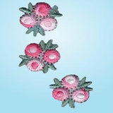 Wrights Floral Cluster Pink