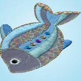Wrights Small Blue Fish with Gems