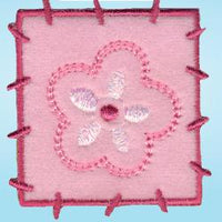 Wrights Fleece Patch Pink/Hot Pink