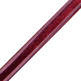 JKM Sheer with Middle Satin Stripe