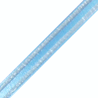 JKM Sheer with Middle Satin Stripe