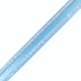 JKM Sheer with Middle Satin Stripe