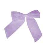 JKM Pre-Tied Bows with Wire Twist - Organza Ribbon